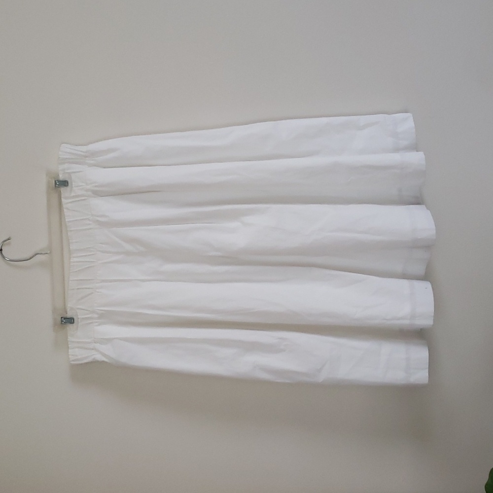 Vintage elven-deux white oversized longline shorts, wide leg, women's size 38. - Picture 5 of 8